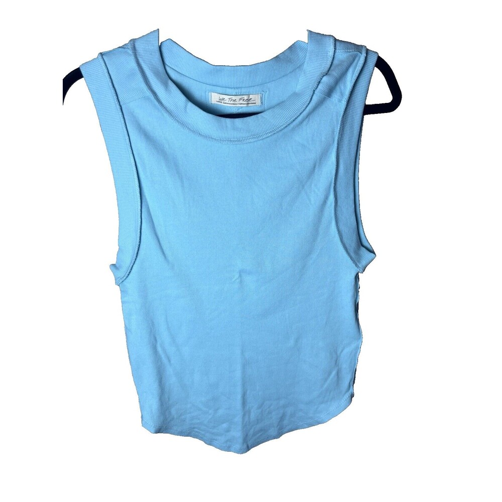 Free People Light Blue Tank Top